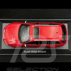 Audi RS6 Avant 2002 Rouge Misano 1/43 Minichamps 20000001218001