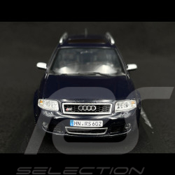 Audi RS6 Avant 2002 Bleu Mugello 1/43 Minichamps 20000001218002