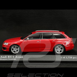 Audi RS6 Avant 2007 Rouge Misano 1/43 Minichamps 400017210