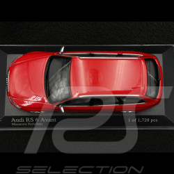 Audi RS6 Avant 2007 Rouge Misano 1/43 Minichamps 400017210