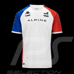 Alpine T-shirt F1 Team Gasly n° 10 Kappa Blue / White / Red 321M6RW - Men