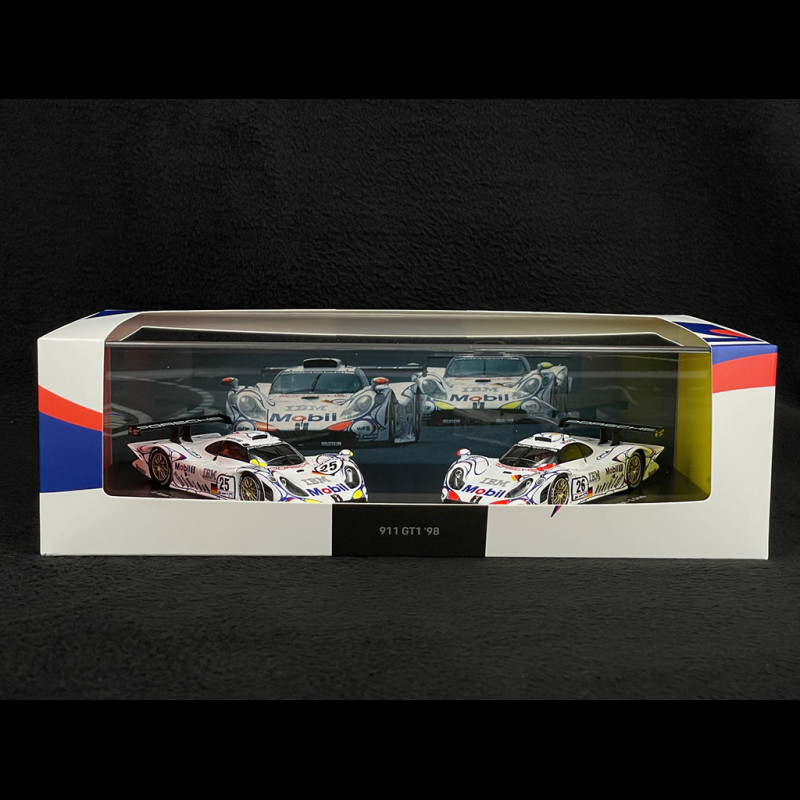 Set De 2 Verres à Whisky Porsche GT1 - Édition Limitée Vainqueur Des 24h Du Mans 1998