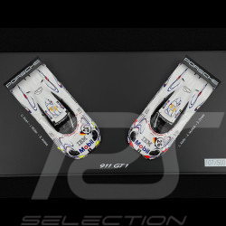 Duo Porsche 911 GT1-18 Type 996 n° 26 & n° 25 Sieger & 2. 24h Le Mans 1998 1/43 Spark WAP0200110PLM2