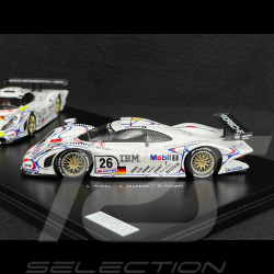 Duo Porsche 911 GT1-18 Type 996 n° 26 & n° 25 Vainqueur & 2ème 24h Le Mans 1998 1/43 Spark WAP0200110PLM2