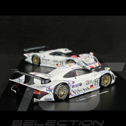 Duo Porsche 911 GT1-18 Type 996 n° 26 & n° 25 Sieger & 2. 24h Le Mans 1998 1/43 Spark WAP0200110PLM2