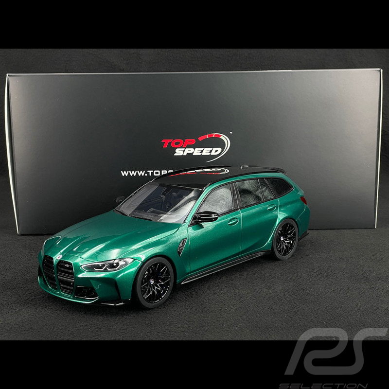 BMW M3 Competition Touring 2023 Vert Ile de Man 1/18 Top Speed TS0469