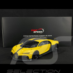 Bugatti Chiron Pur Sport 2021 Gelb / Schwarz 1/18 Top Speed TS0388