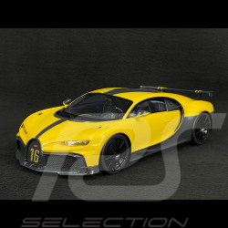 Bugatti Chiron Pur Sport 2021 Gelb / Schwarz 1/18 Top Speed TS0388