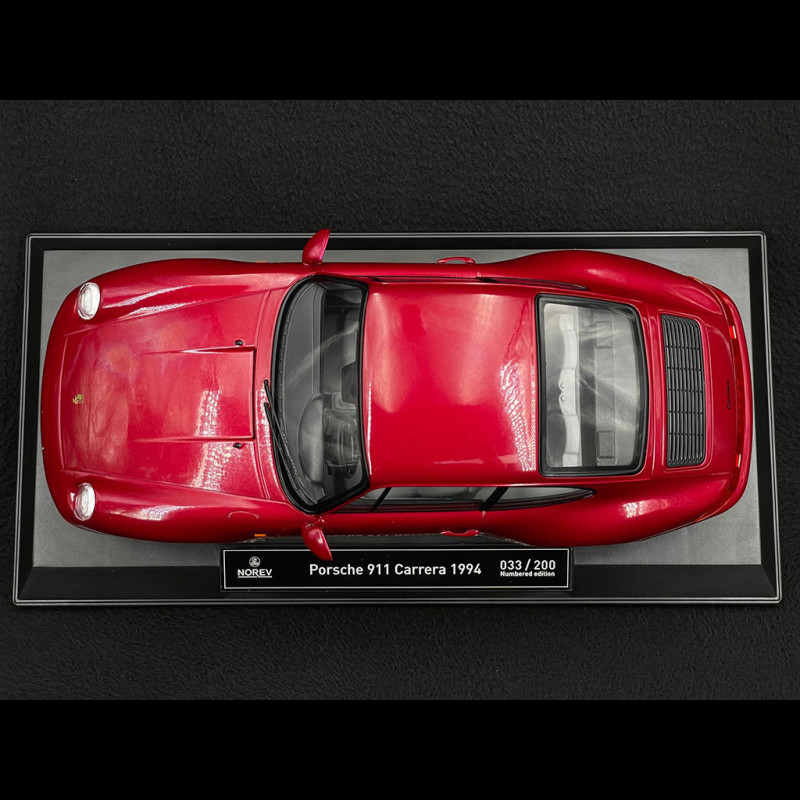 Porsche 911 Carrera Type 993 1994 Red Metallic 1/18 Norev 187597