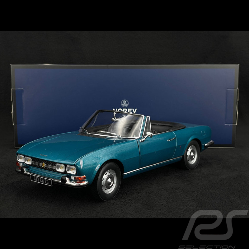 Peugeot 504 Cabriolet 1969 Bleu Métallique 1/18 Norev 184819