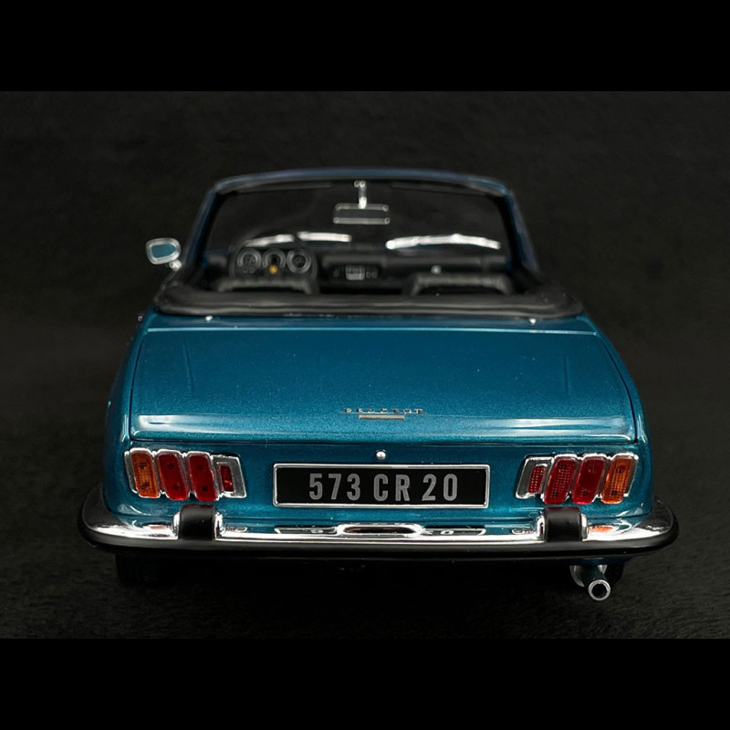 Peugeot 504 Cabriolet 1969 Bleu Métallique 1/18 Norev 184819