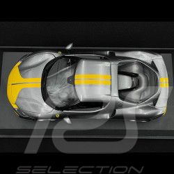 Ferrari 296 GTB Assetto Fiorano 2022 Silver / Yellow 1/18 Bburago 16017GR