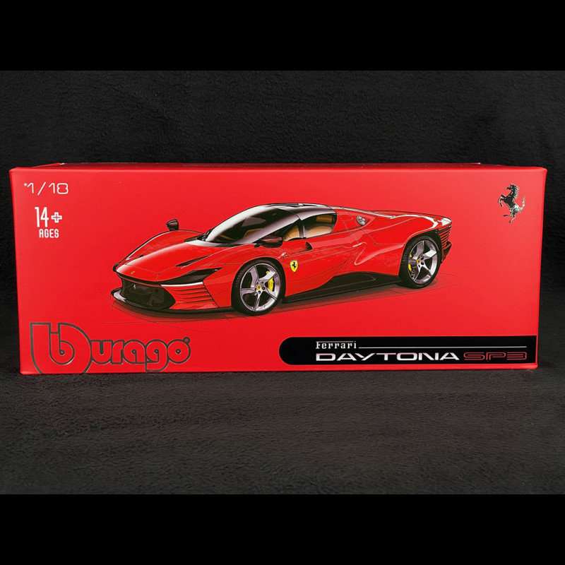 BURAGO 1/18 Ferrari Daytona SP3 2022 White Black ART.BU16912W