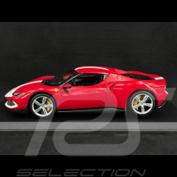 Ferrari 296 GTB Assetto Fiorano 2022 Rouge / Blanc 1/18 Bburago 16017R