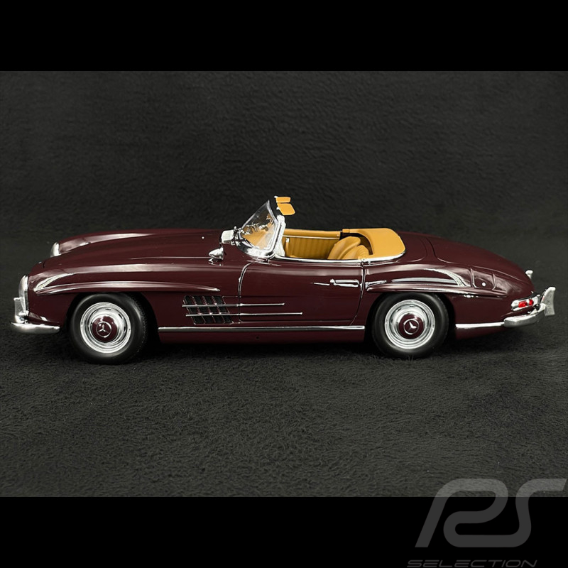 Mercedes-Benz 300 SL Roadster 1957 Rouge Foncé 1/18 Norev 183891
