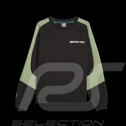 Mercedes Sweatshirt AMG Puma Graphic Schwarz / Khaki 622289-01 - herren