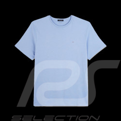 T-Shirt Eden Park Coton Bleu Clair PPKNITCE0007 - homme