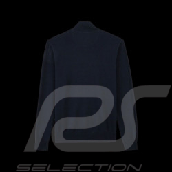 Pull Eden Park à col zippé Coton Bleu Marine PPKNIPUE0022 - homme