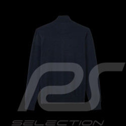 Eden Park Jacket Cotton Zipped Cardigan Navy Blue PPKNICAE0008 - man