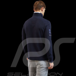 Eden Park Polo Shirt Long sleeves Number 10 XV de France Navy Blue H23MAIPL0031 - man