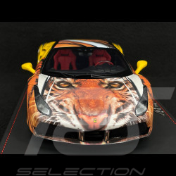 Ferrari 488 GTB IPE Tiger 2016 Jaune / Orange 1/18 BBR Models P18221