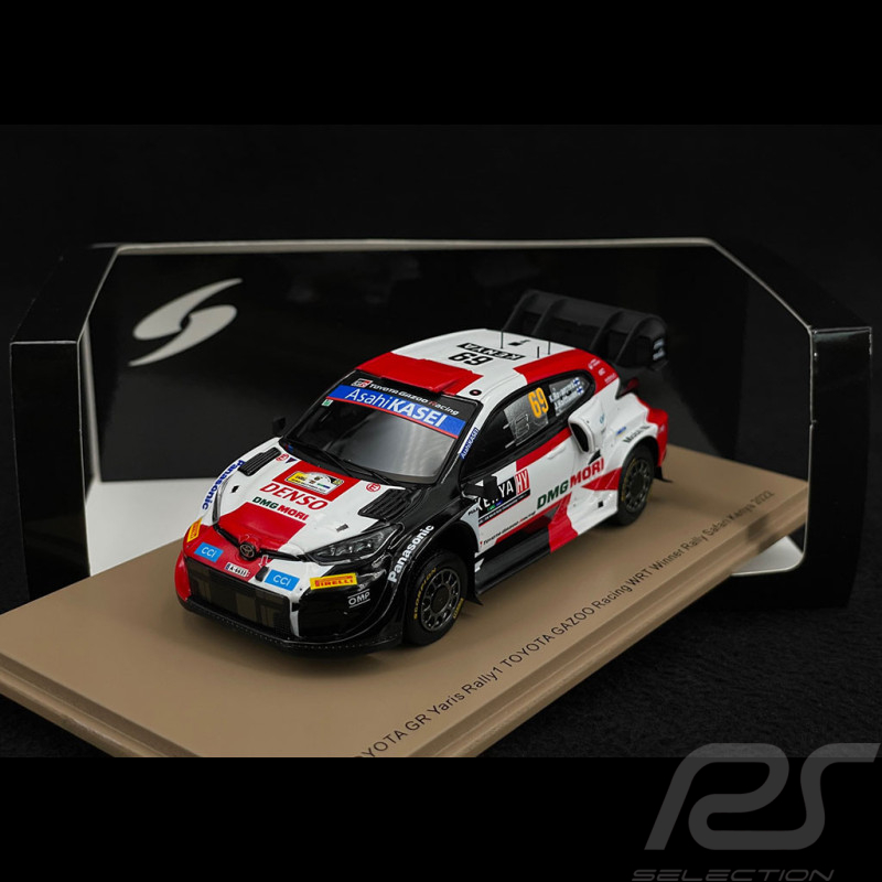 Toyota GR Yaris Rally1 n° 69 Vainqueur Kenya Safari Rally 2022 Gazoo Racing 1/43 Spark S6709