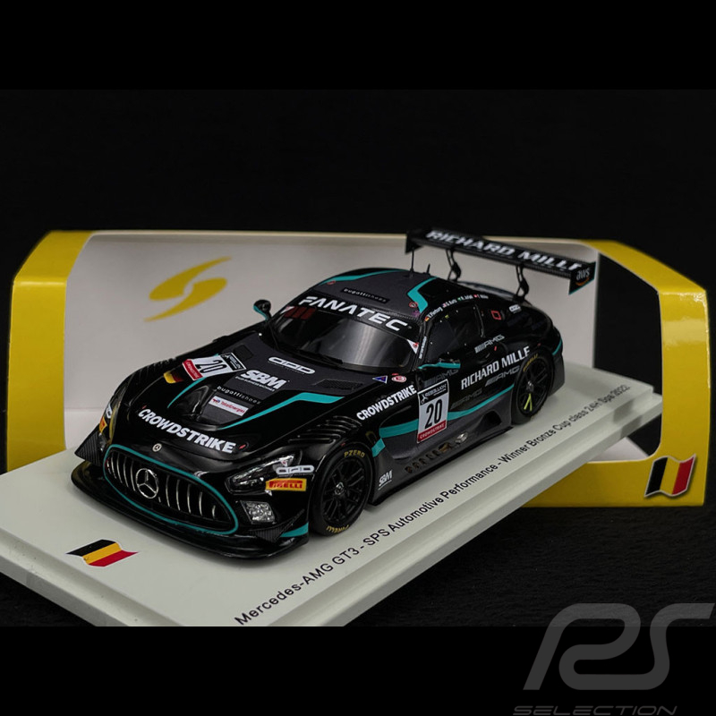 Mercedes-AMG GT3 Nr 20 Klassensieger 24h Spa 2022 SPS 1/43 Spark SB520