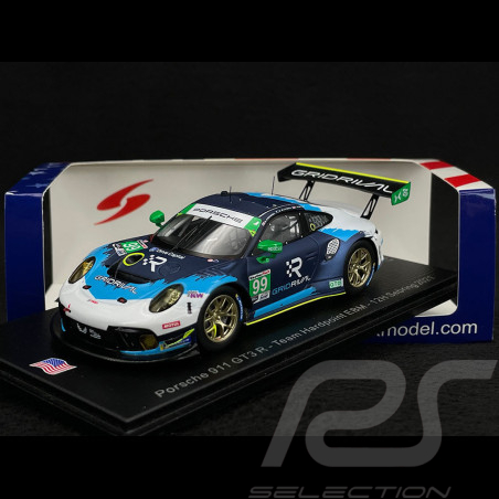 Porsche 911 GT3 R Nr 99 12h Sebring 2021 EBM 1/43 Spark US296