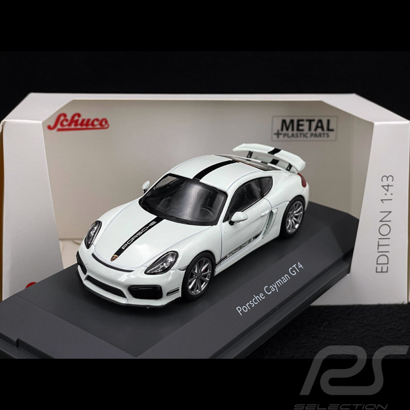 Porsche Cayman GT4 2015 Type 981 Blanc 1/43 Schuco 450758800