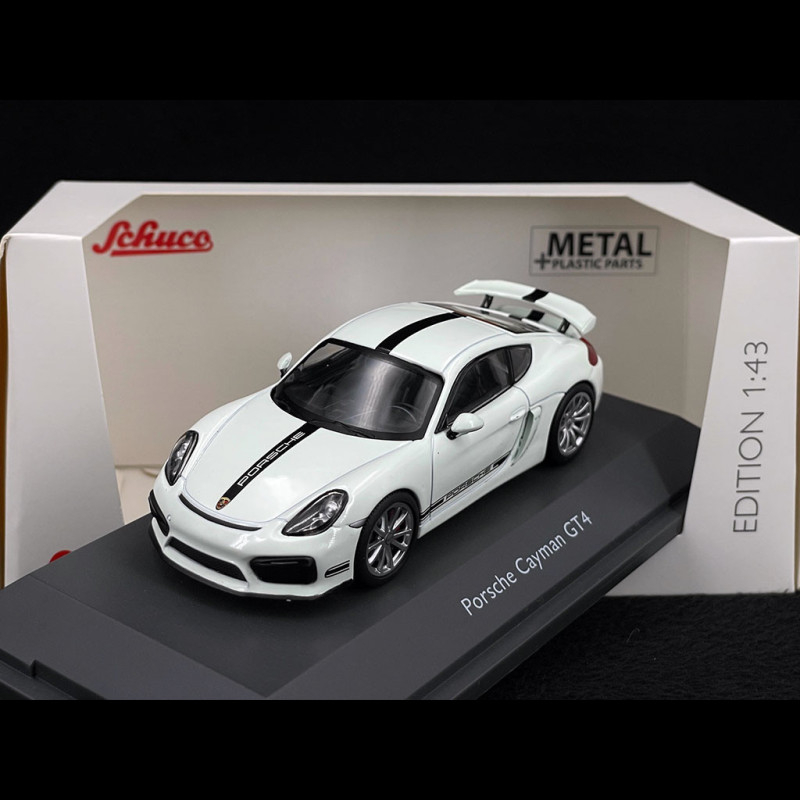 Porsche Cayman GT4 2015 Type 981 White 1/43 Schuco 450758800