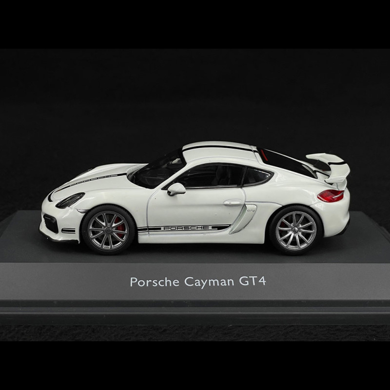 Porsche Cayman GT4 2015 Type 981 White 1/43 Schuco 450758800