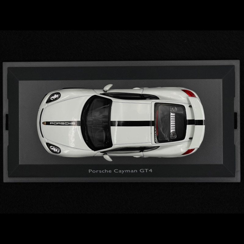 Porsche Cayman GT4 2015 Type 981 White 1/43 Schuco 450758800