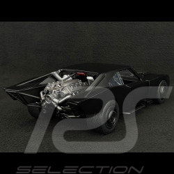 Batmobile Batman Film The Batman 2022 mit Beleuchtung und Figur Schwarz 1/18 Jadatoys 253216002