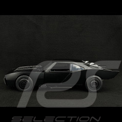 Batmobile Batman Film The Batman 2022 mit Beleuchtung und Figur Schwarz 1/18 Jadatoys 253216002