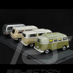 VW Bulli Set T1 / T2 / T3 / T4 Camping Bus 1/43 Schuco 450359100