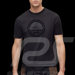 Porsche x BOSS T-shirt Capsule-Logo merzerisiertem Baumwolle Schwarz BOSS 50496729_001 - Herren