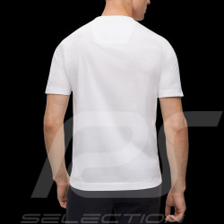 T-shirt Porsche x BOSS Logo capsule Coton mercerisé Blanc BOSS 50496729_100 - Homme