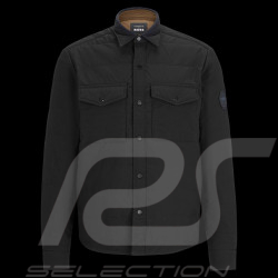 Porsche x BOSS Hemd wattiertes Overshirt Regular fit Schwarz BOSS 50496840_001 - Herren