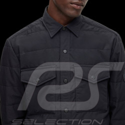 Porsche x BOSS Chemise Padded overshirt Regular fit Black BOSS 50496840_001 - Men