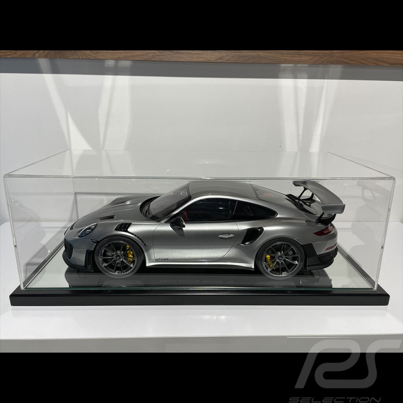 1/8 Vitrine für Modelle Boden Spiegel Base / Aluminium Rahmen premium quality