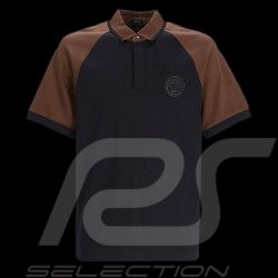 Porsche x BOSS Polo shirt 2-tone Cotton Black / Brown BOSS 50495908_001 - Men