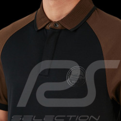 Porsche x BOSS Polo shirt 2-tone Cotton Black / Brown BOSS 50495908_001 - Men