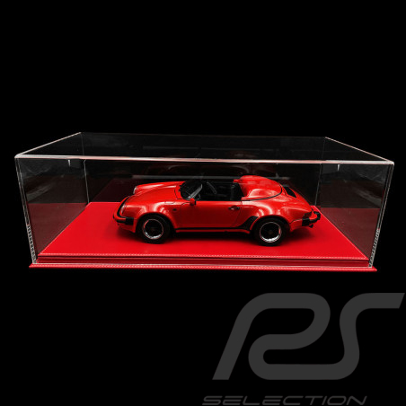 1/12 showcase for model Red leatherette base premium quality
