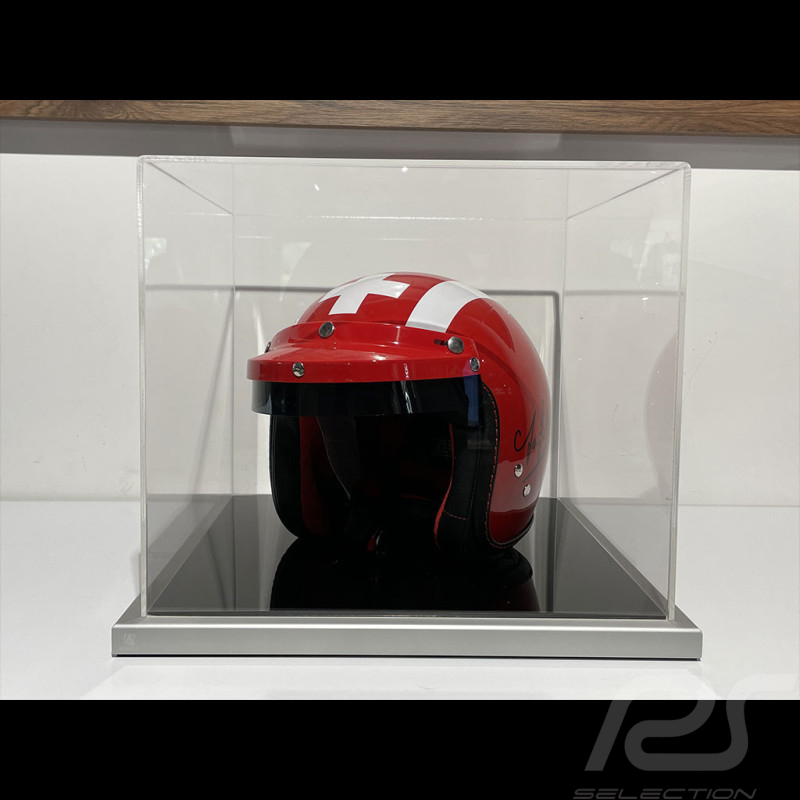 Staubdicht Vitrine für Rennhelme Acrylglas Premium Qualität