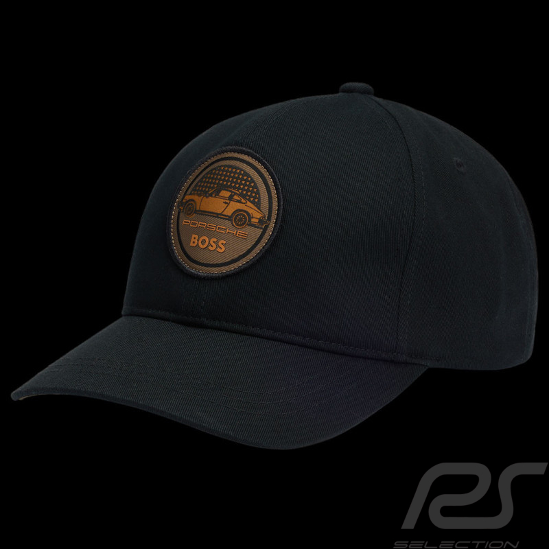Porsche x BOSS Kappe aus Baumwoll-Twill Schwarz BOSS 50498138_001