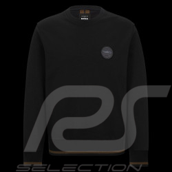 Porsche x BOSS Sweatshirt relaxed fit Cotton / Wool Black BOSS 50498740_001 - Men