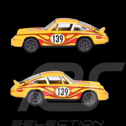 Porsche 911 Carrera RS 2.7 n° 139 Gelb / Rot 1/59 Majorette 212053161