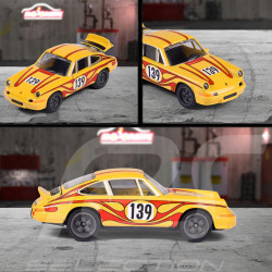 Porsche 911 Carrera RS 2.7 n° 139 Gelb / Rot 1/59 Majorette 212053161