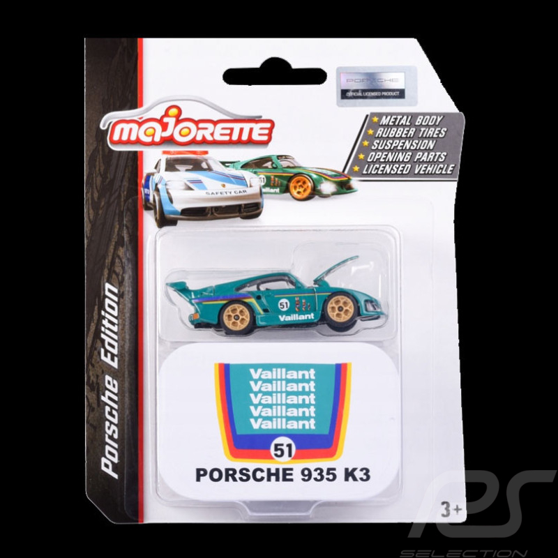 Porsche 935 K3 n° 51 Kremer Vaillant Grün 1/59 Majorette 212053161