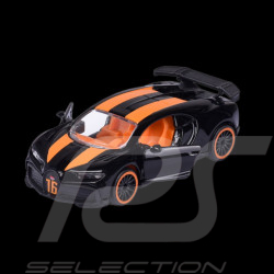 Bugatti Chiron Pur Sport Black / Orange Racing Cars 1/59 Majorette 212084009SMO